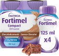 Fortimel Compact 2,4kcal Schokoladengeschmack Nahrungsergänzung Bei Mangelernährung 4x125ml