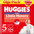 Huggies Little Movers Windelhosen Für Babys Größe 5 104 Stück