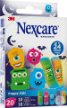 Nexcare 3M Happy Kids Pflaster Assortiert Monsters 20 Stück (N0920MO)