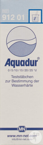 Aquadur Wasserhärte Teststäbchen 0°D-25°D 100 Stück