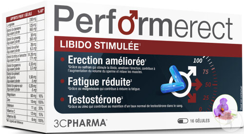 3 Chênes Perform Erect Stimulierte Libido 16 Kapseln
