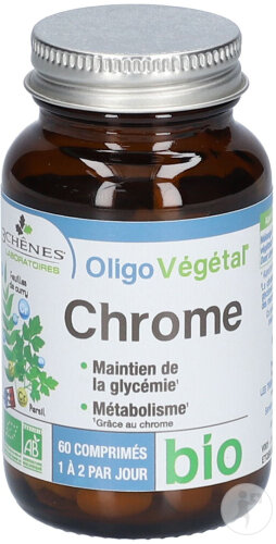 3 Chênes Pflanzliches Chrom 60 Tabletten