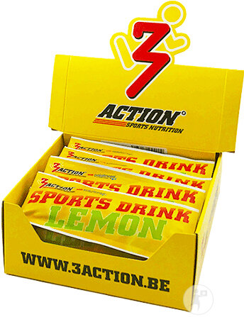 3Action Sports Nutrition Sportgetränk Zitrone Beutel 25x30g