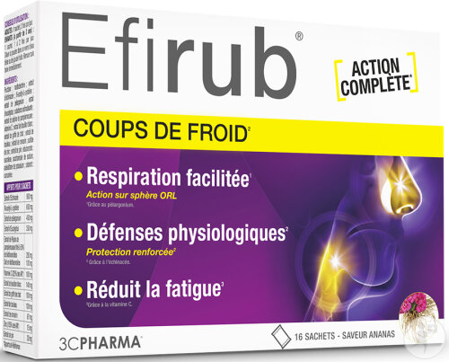 3C Pharma Efirub Kälteeinbrüche 16 Beutel