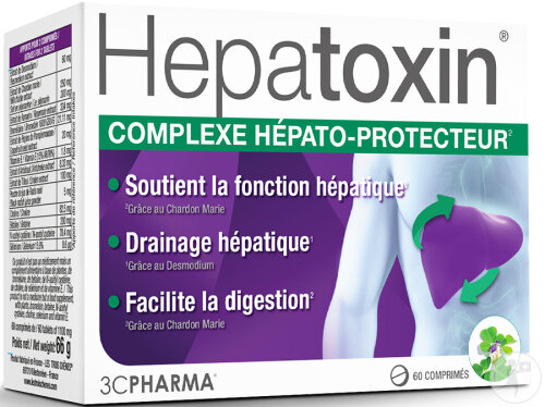 3C Pharma Hepatoxin Detox Und Leberschutz-Komplex 60 Tabletten