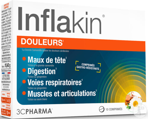 3C Pharma Inflakin Physiologische Beruhigung 10 Tabletten