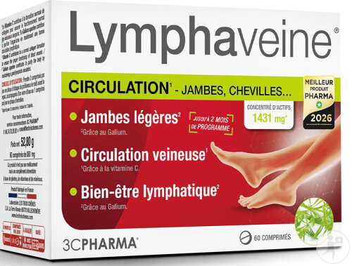 3C Pharma Lymphaveine Kreislauf - Beine Und Knöchel 60 Tabletten