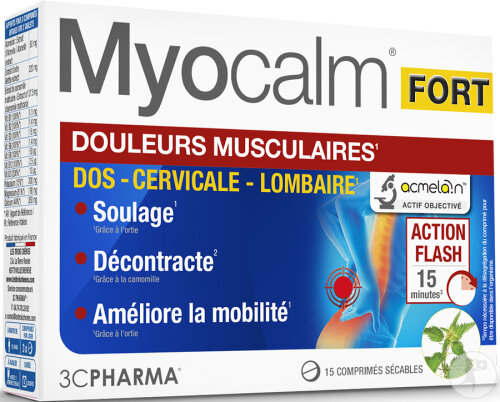 3C Pharma Myocalm Forte Muskelschmerzen 15 Kapseln