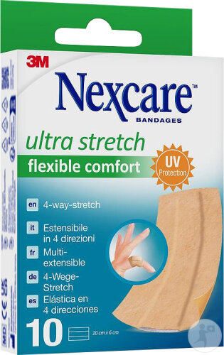3M Nexcare Ultra Stretch Flexible Comfort 6x10cm Strips 10 Stück