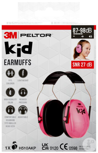 3M Peltor Kids Kapselgehörschutz Kind Neonpink Ab 5 Jahren 1 Stück