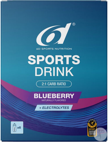 6D Sports Drink Blueberry 6x33g