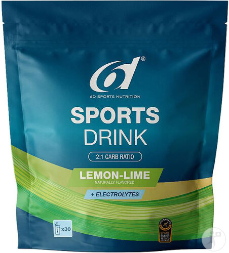 6D Sportgetränk Zitrone-Limette 1kg
