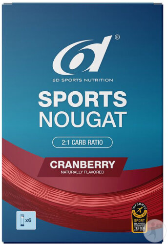 6D Sports Nougat Cranberry 6x35g