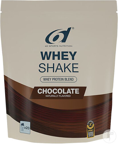 6d Whey Shake Chocolate Pulver 500g