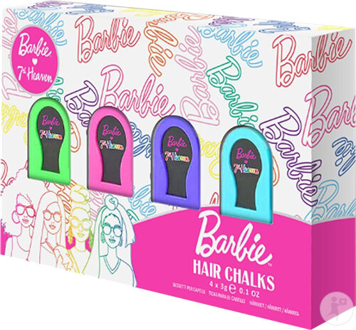 7th Heaven Hair Chalks Barbie 4 Stück