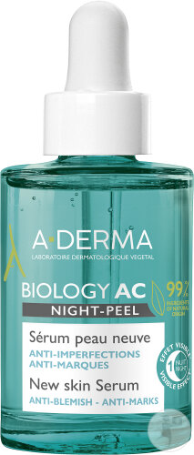 A-Derma Biology AC Night-Peel Serum Neue Haut Anti-Imperfektionen 30ml