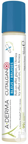 A-Derma Cutalgan Blaue Flecken Roll-On Kühlender Effekt Mit Arnika 10ml