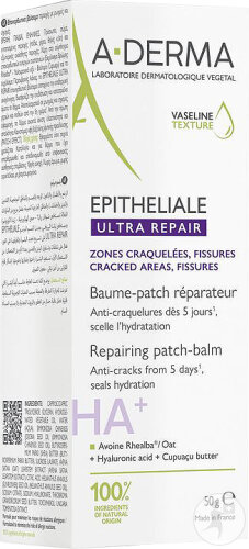 A-Derma Epitheliale AH Reparierender Balsam-Patch Tube 50g