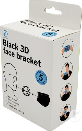 Aca Pharma Turtle 3D Stütze Mundmaske 5 Stück
