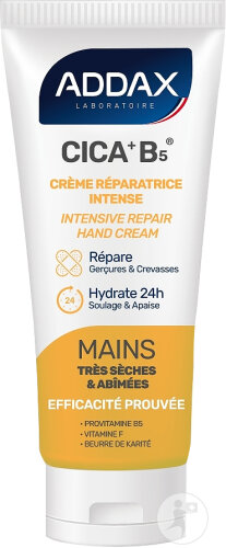 Addax Cica + B5 Intensiv Regenerierende Creme Für Sehr Trockene & Geschädigte Hände 50ml