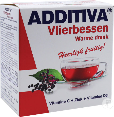 Additiva Heißesr Holunder Saftpulver 10 Beutel