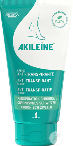 Akileine Anti-Transpirationscreme Tube 75ml