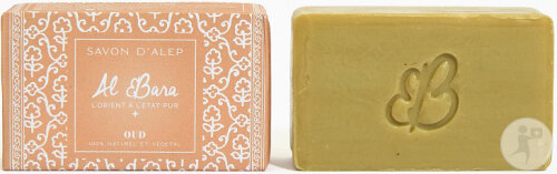 Al Bara Authentische Syrische Aleppo Seife Al Bara Duft Oud 100g
