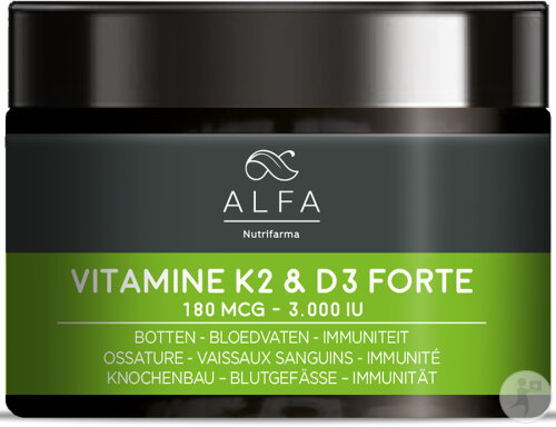 Alfa Vitamin K2+D3 Forte 90 Kapseln