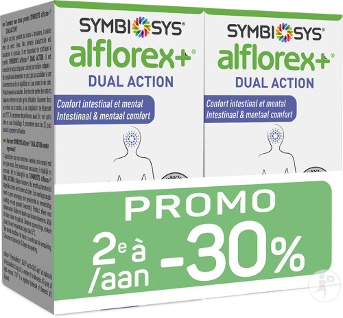Alflorex+ Dual Action Darm- Und Geistiges Wohlbefinden Duopack 2x30 Kapseln