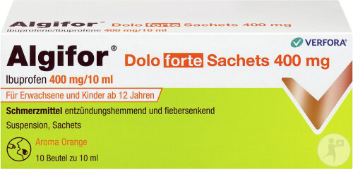 Algifor Dolo Forte Suspension 400mg/10ml 10 Stück
