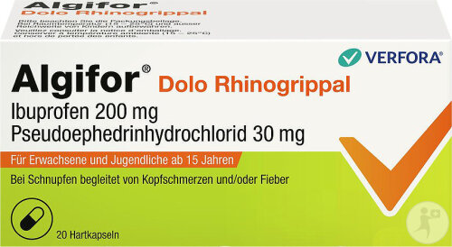 Algifor Dolo Rhinogrippal 20 Hartkapseln