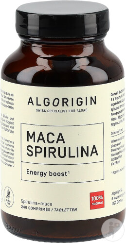 Algorigin S+M Spirulina + Maca Flasche 240 Tabletten