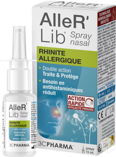 3C Pharma AlleR’Lib Nasenspray Allergische Rhinitis 15ml