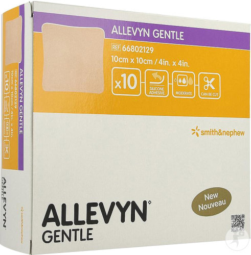 Allevyn Gentle Schaumverband 10x10cm 10 Stücke (66802129)