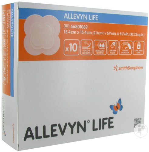 Allevyn Life Hydrozellulärer Verband 15,4x15,4cm Stück 10 (66801069)