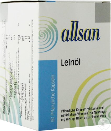 Allsan Leinöl 90 Kapseln