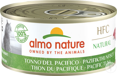Almo Nature HFC Natural Nassfutter Für Katzen Mit Pazifikthunfisch 150g