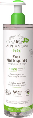 Alphanova Bébé Reinigungswasser Bio Pumpflasche 400ml