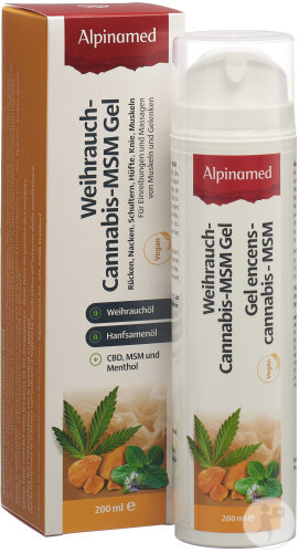 Alpinamed Weihrauch-Cannabis-MSM Gel 200ml