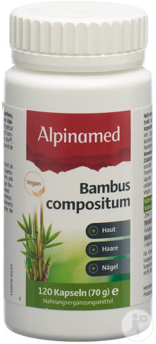 Alpinamed Bambus Compositum Haut Haare Und Nägel 120 Kapseln