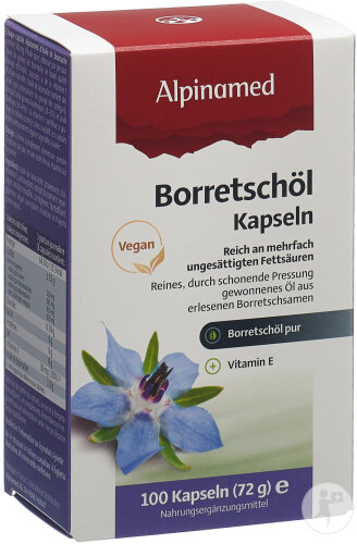 Alpinamed Borretschöl 100 Kapseln