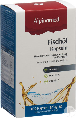 Alpinamed Fischöl 100 Kapseln