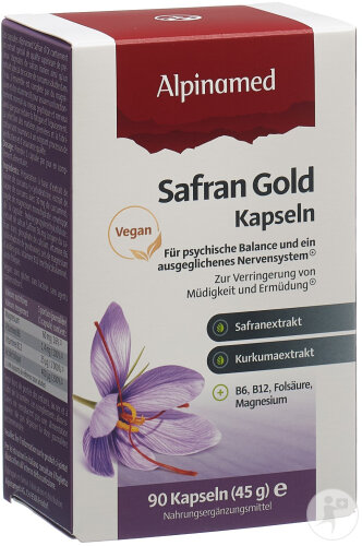 Alpinamed Goldsafran Kapseln 90 Stück