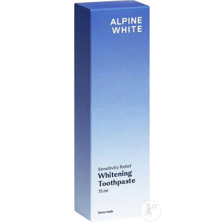 Alpine White Whitening Sensitivity Relief Zahnpasta Tube 75ml