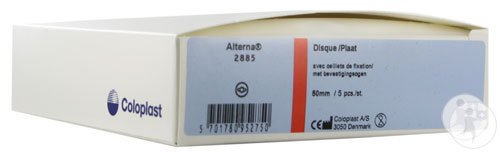 Alterna Basisplatte Mit Befestigungsaugen 50mm 5 Stück (2885)