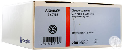 Alterna Konvex Basisplatte 50-28mm 5 Stück