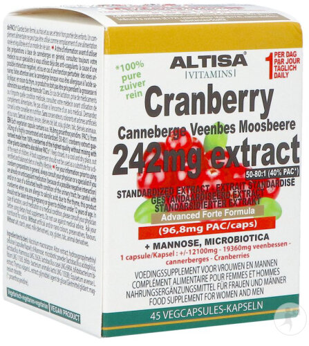 Altisa Cranberry 242mg Extrakt Advanced 45 Kapseln