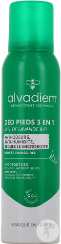 Alvadiem Fuß-Deodorant 3in1 Mit Bio-Lavendelhonig Spray 150ml