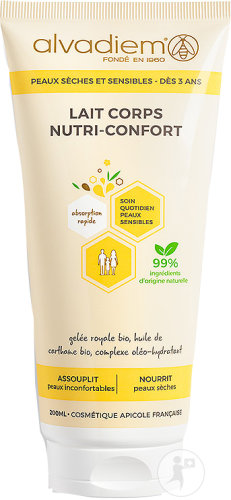 Alvadiem Nutri-Confort Körpermilch Trockene Und Empfindliche Haut Ab 3 Jahren Tube 200ml