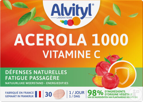 Alvityl Acerola 1000 Vitamin C 30 Kautabletten-6